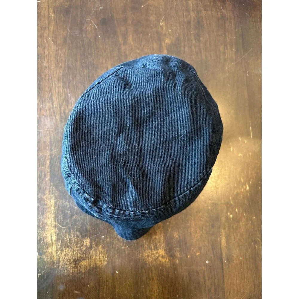 Black bucket hat cotton casual camping sustainable summer basic girl boy teens
